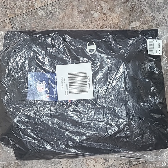 Womens Champion black quarter zip mid weight sweatshirt top NWT XL - Picture 7 of 7